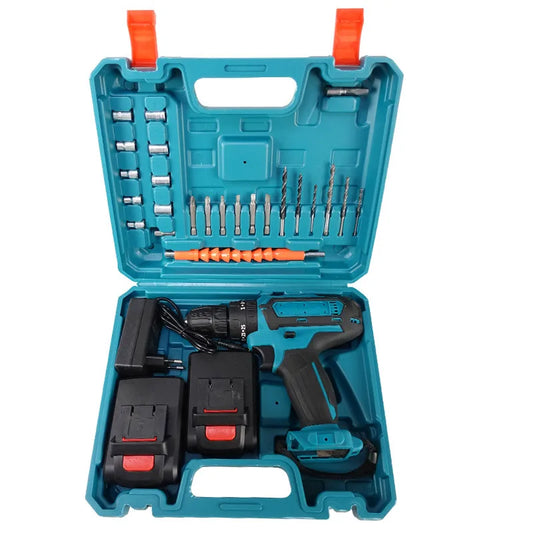 مثقاب كهربائي مع مجموعة أدوات متعددة الوظائف 88 فولت