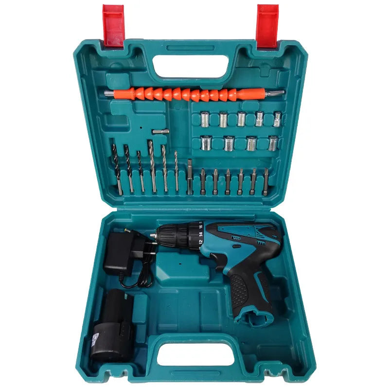 مثقاب كهربائي مع مجموعة أدوات متعددة الوظائف 88 فولت